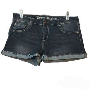 Womans Urban Heritage Black Cut off Jeans sz 11